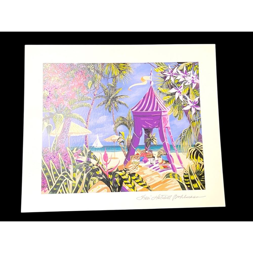 1999 Sherri Hatchett Bohlmann Fantasy Island Seriolithograph & COA Numbered